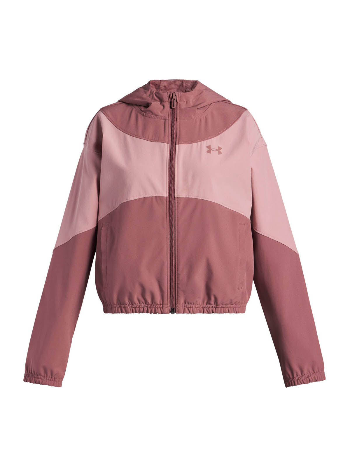 Chaqueta Lifestyle para niña Rival Woven café Under Armour