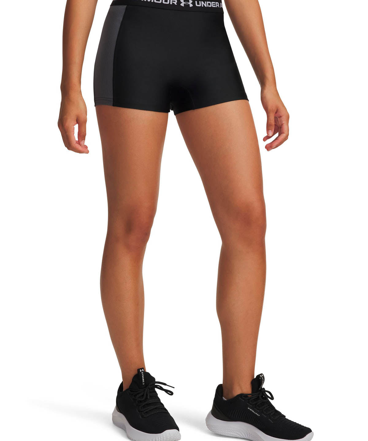 Calzas de entrenamiento para mujer UA HeatGear Rib negro Under Armour