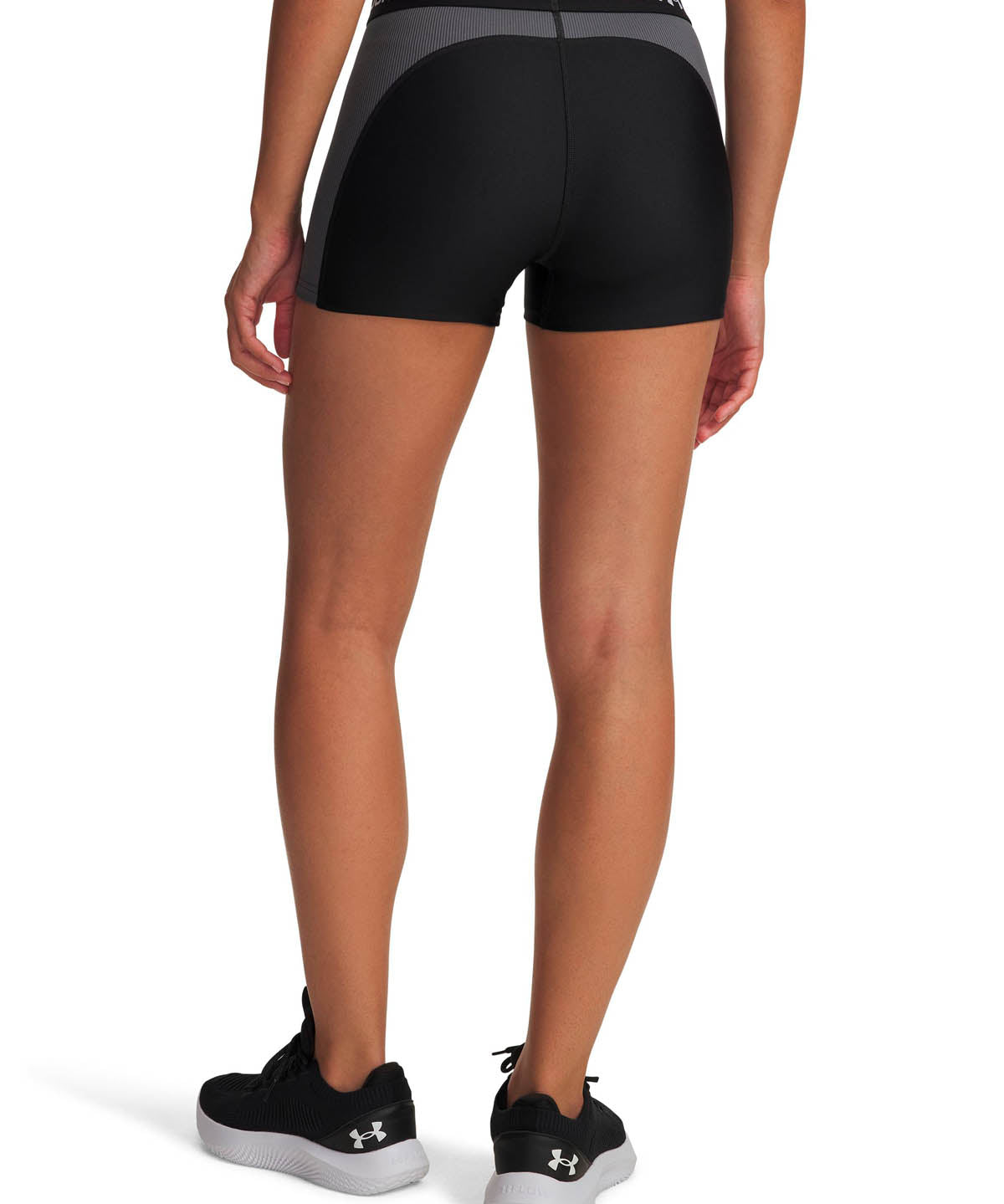 Calzas de entrenamiento para mujer UA HeatGear Rib negro Under Armour