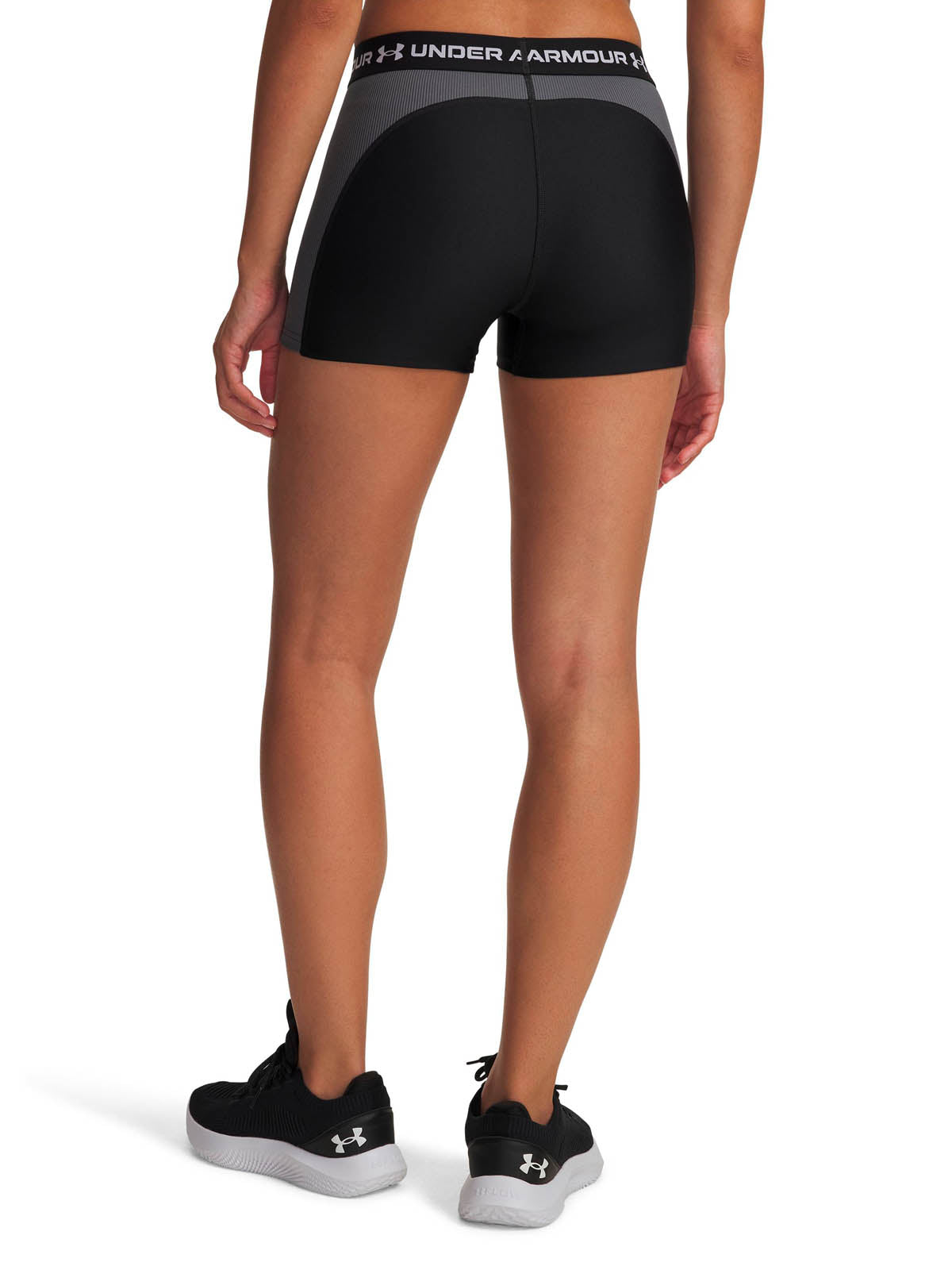 Calzas de entrenamiento para mujer UA HeatGear Rib negro Under Armour
