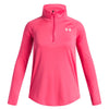 Polerón de entrenamiento para niña Tech Wordmark rosado Under Armour