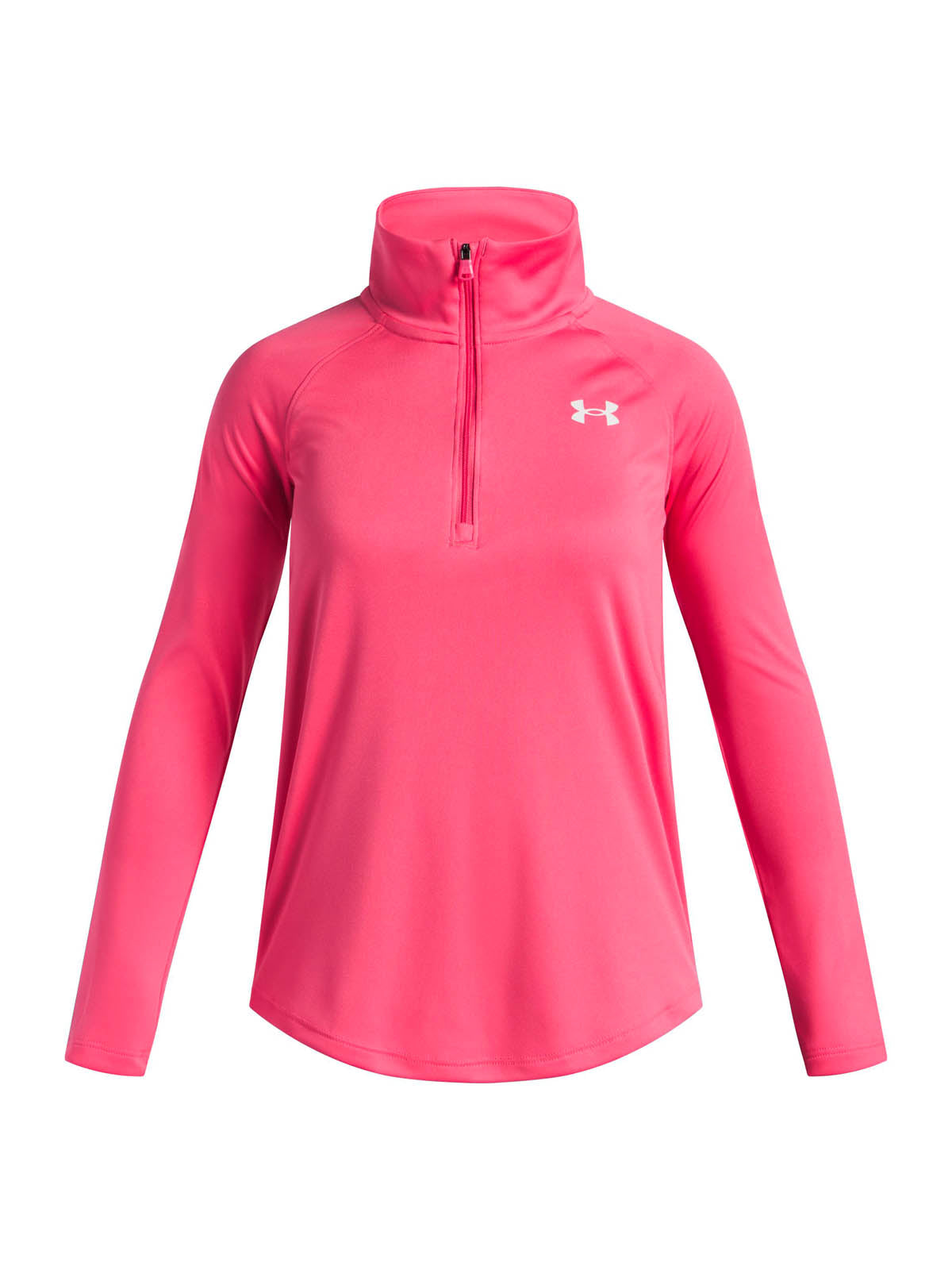 Polerón de entrenamiento para niña Tech Wordmark rosado Under Armour