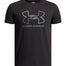 Polera manga corta Lifestyle para niño GL Foundation negro Under Armour