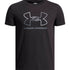 Polera manga corta Lifestyle para niño GL Foundation negro Under Armour