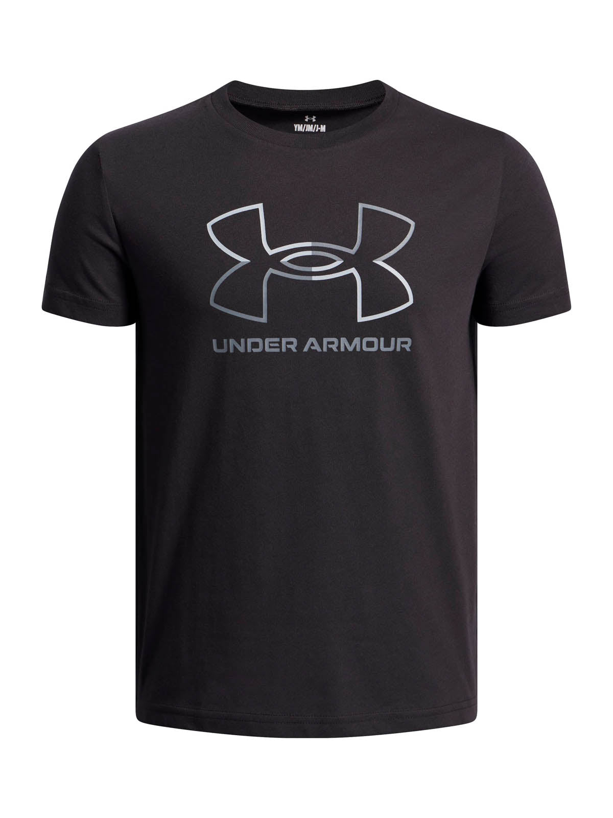 Polera manga corta Lifestyle para niño GL Foundation negro Under Armour
