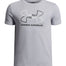 Polera manga corta Lifestyle para niño GL Foundation gris Under Armour