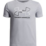 Polera manga corta Lifestyle para niño GL Foundation gris Under Armour