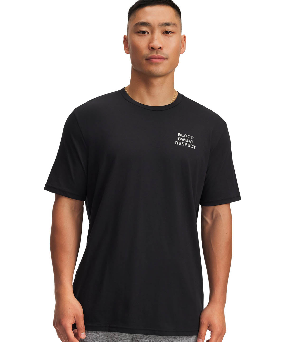 Polera manga corta de entrenamiento para hombre Project Rock negro Under Armour