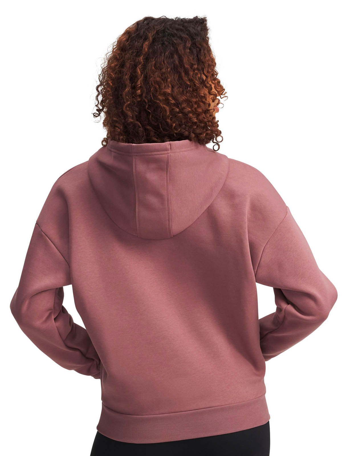 Polerón Lifestyle para mujer Project Rock Icon Fleece café Under Armour