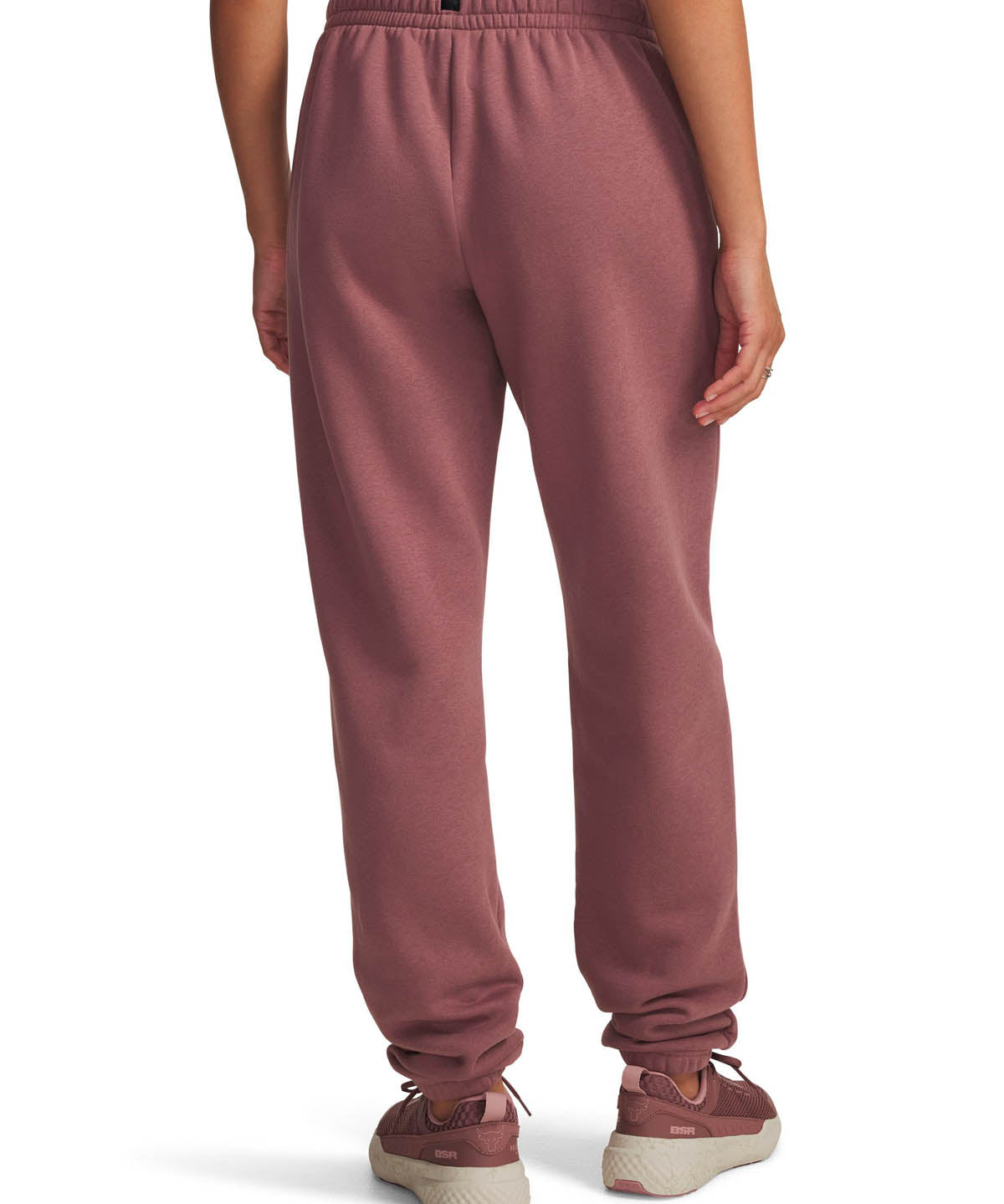 Buzo de entrenamiento para mujer Project Rock Icon Fleece café Under Armour