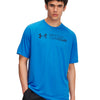 Polera manga corta Running para hombre Tech Reflective azul Under Armour