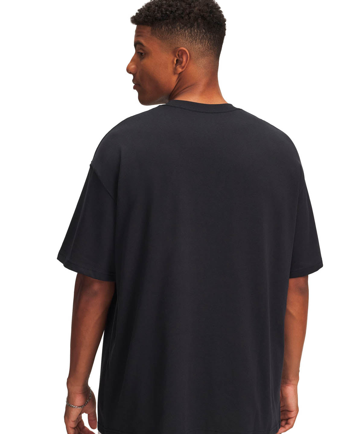 Polera manga corta Lifestyle para hombre Logo Heavyweight negro Under Armour