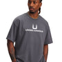 Polera manga corta Lifestyle para hombre Logo Heavyweight gris Under Armour