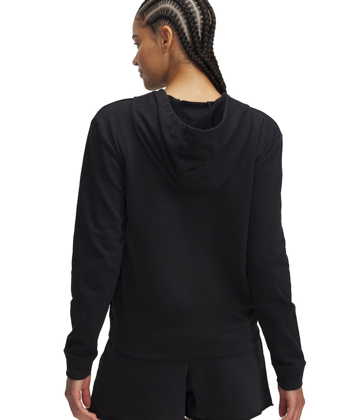 Polerón UA Rival Terry negro para mujer