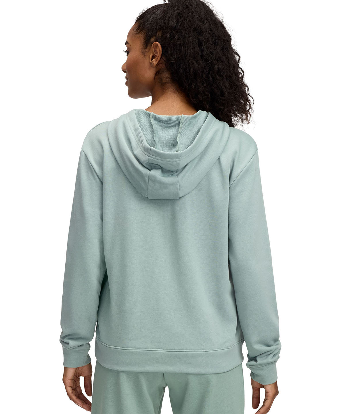 Polerón UA Rival Terry verde para mujer