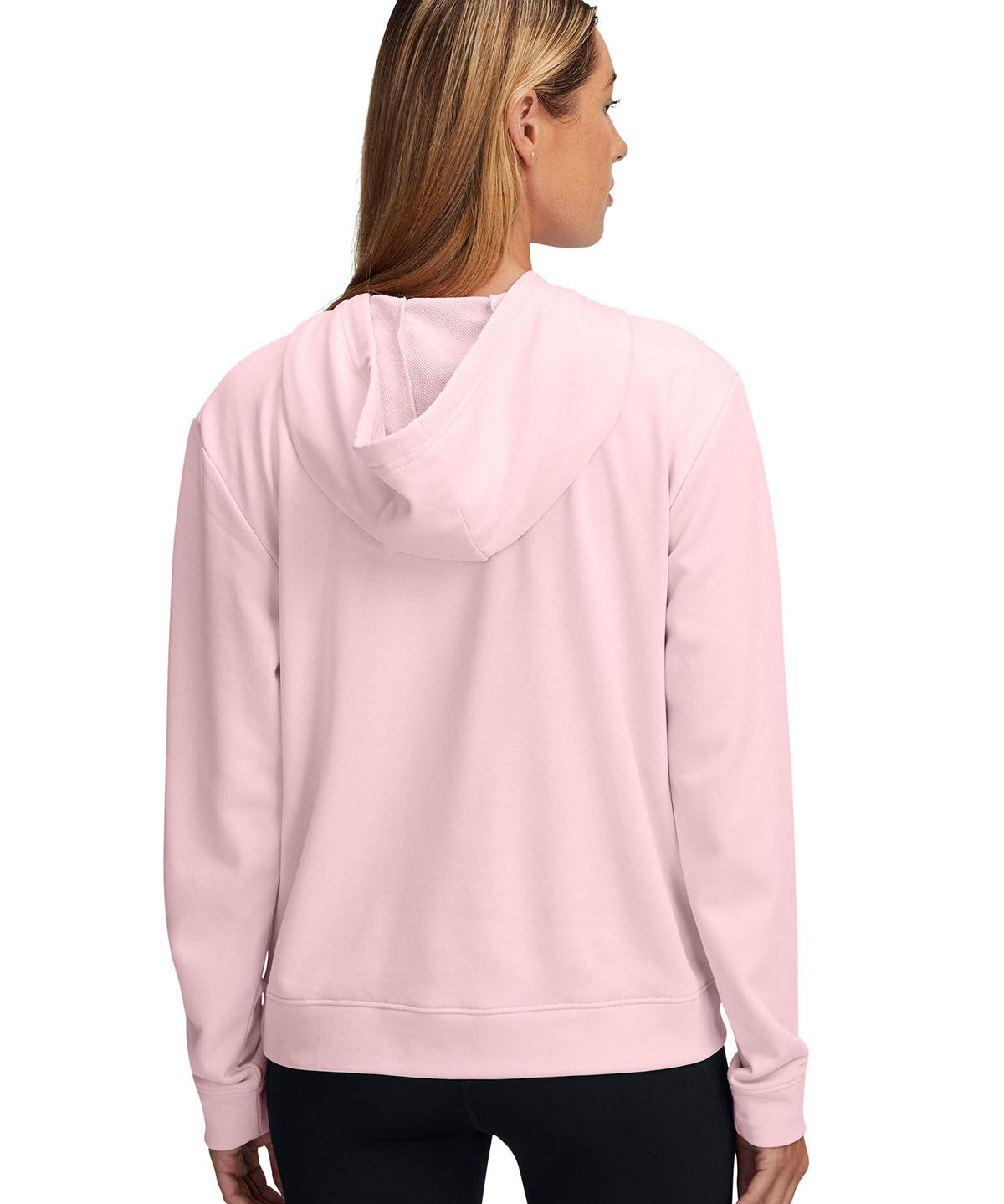 Polerón UA Rival Terry rosado para mujer