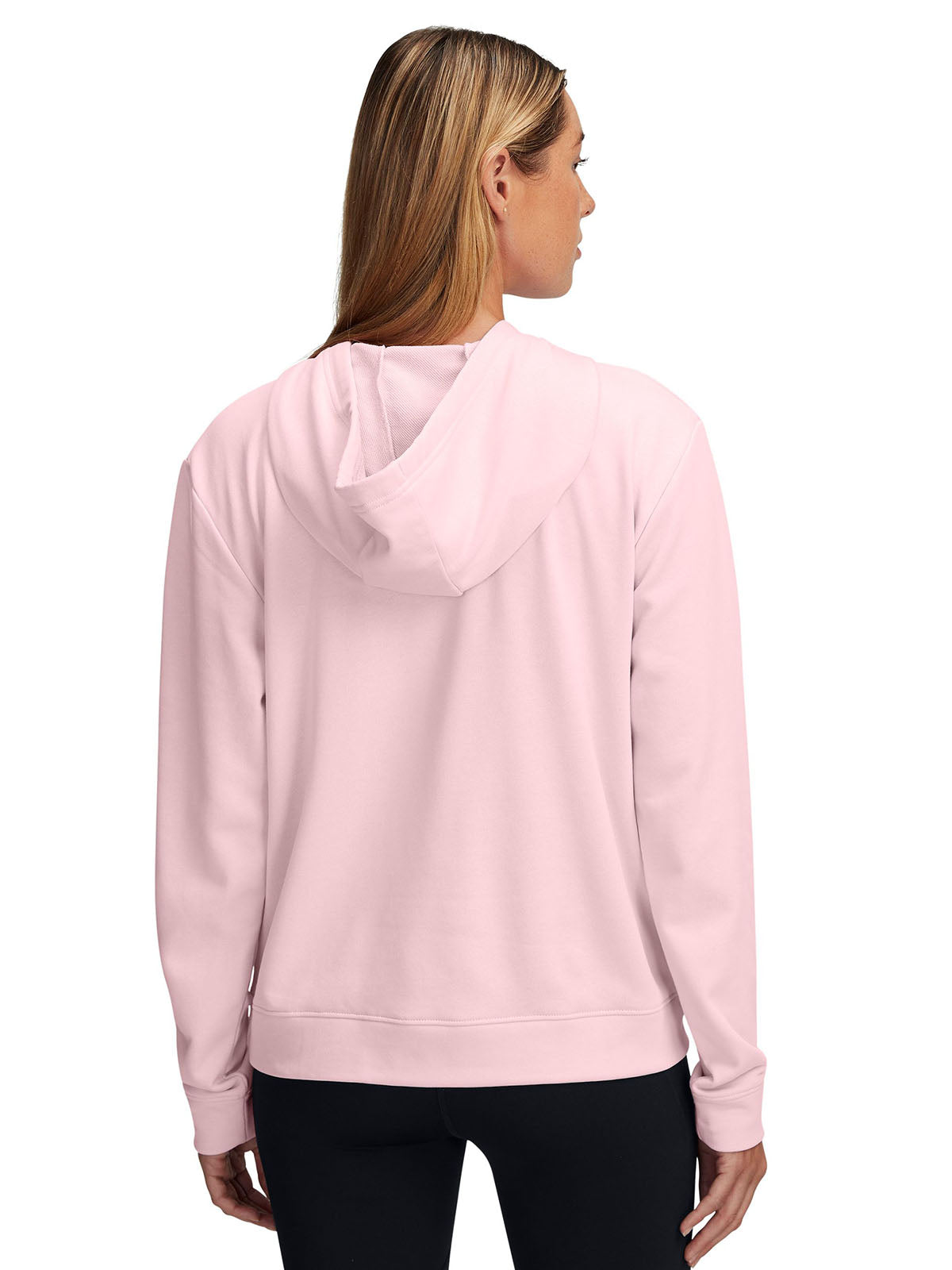 Polerón UA Rival Terry rosado para mujer