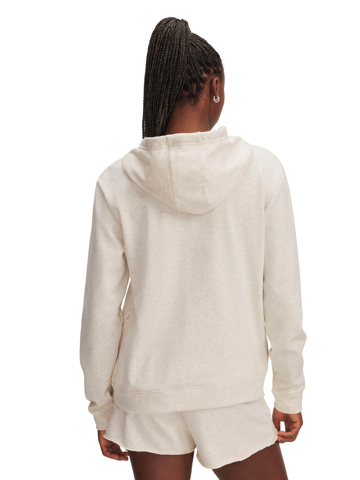 Polerón Lifestyle para mujer Rival Terry café para mujer Under Armour