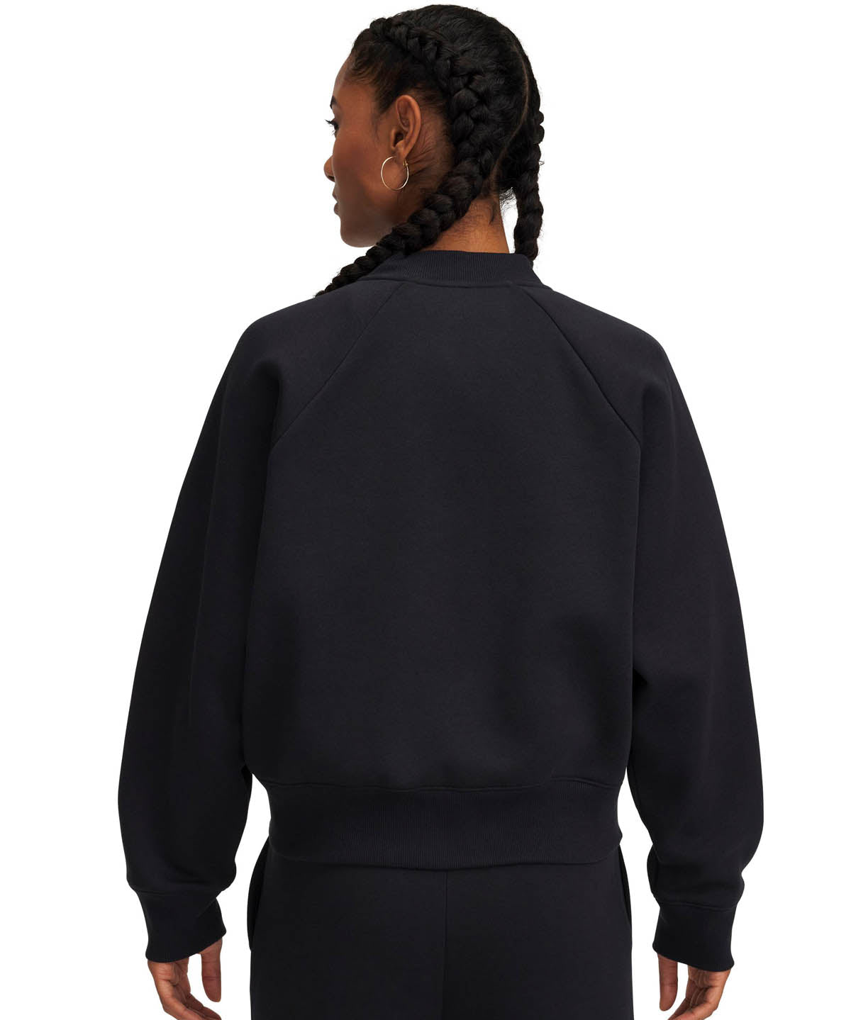 Chaqueta Under Armour Rival fleece bomber negro para mujer