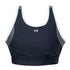 Peto de Entrenamiento para Mujer Crossback mid Open back Negro Under Armour