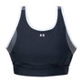 Peto de Entrenamiento para Mujer Crossback mid Open back Negro Under Armour