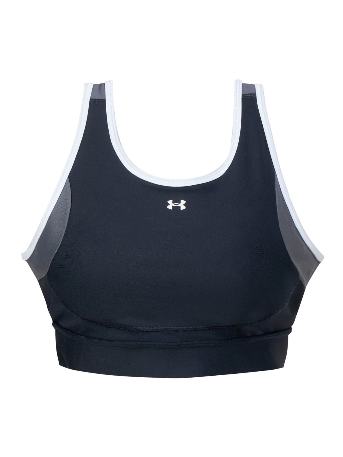 Peto de Entrenamiento para Mujer Crossback mid Open back Negro Under Armour
