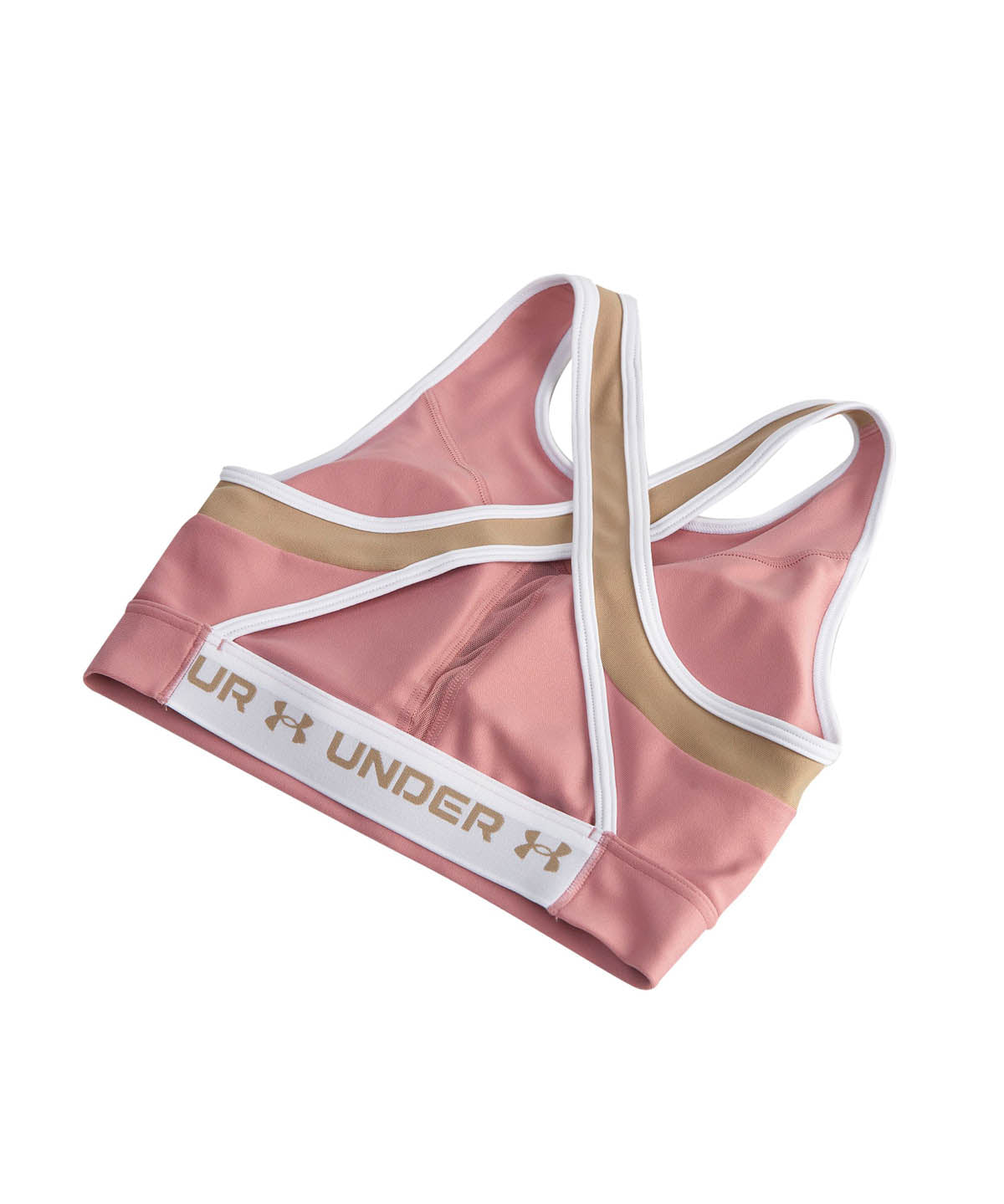 Peto de Entrenamiento para Mujer Crossback mid Open back Rosado Under Armour