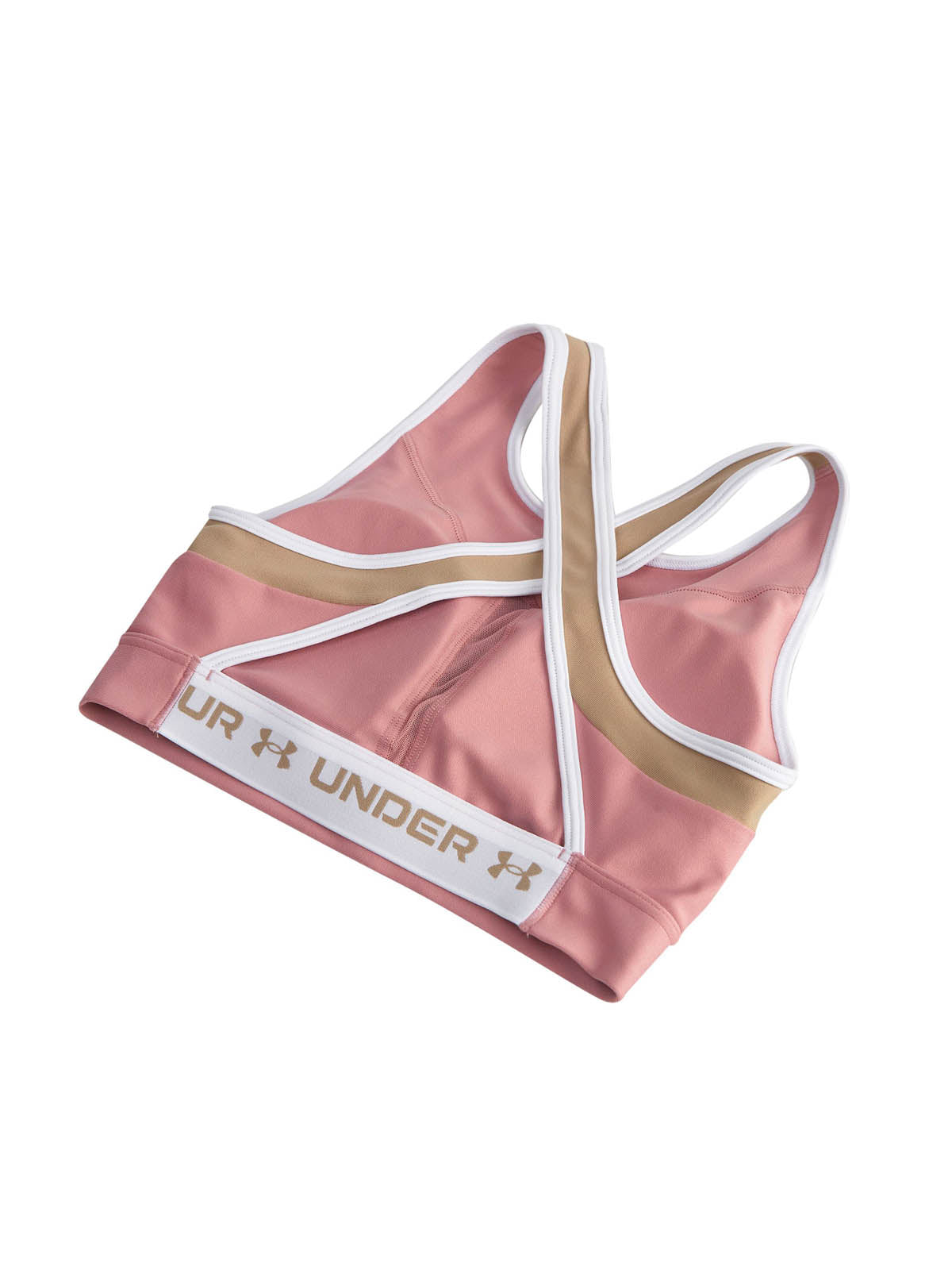 Peto de Entrenamiento para Mujer Crossback mid Open back Rosado Under Armour