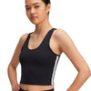 Polera sin manga de entenamiento para mujer Motion Sport Tape negro Under Armour
