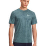 Polera manga corta de entrenamiento para hombre Tech azul Under Armour