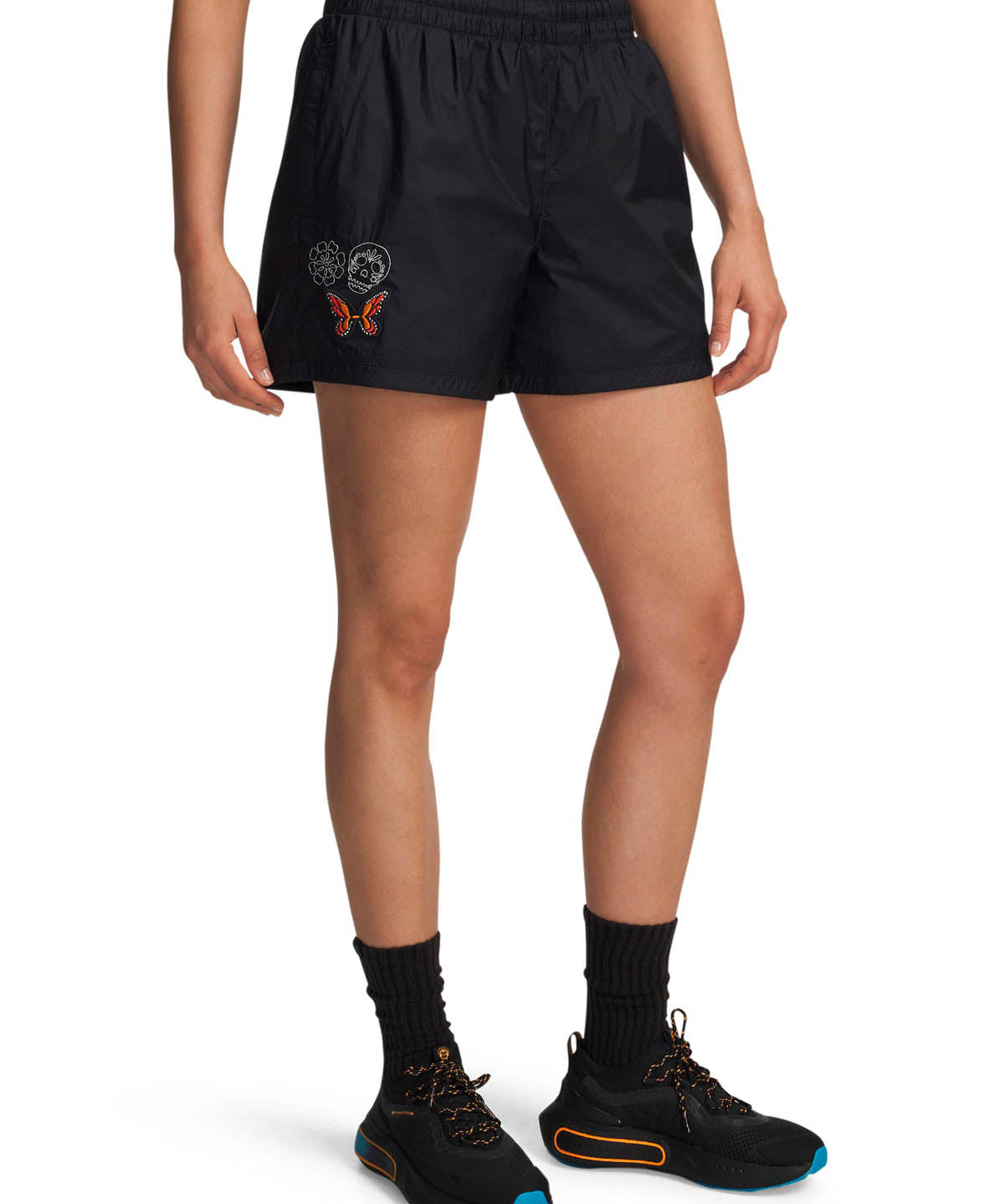 Short Lifestyle para mujer Rival Woven Day Of The Dead Negro Under Armour