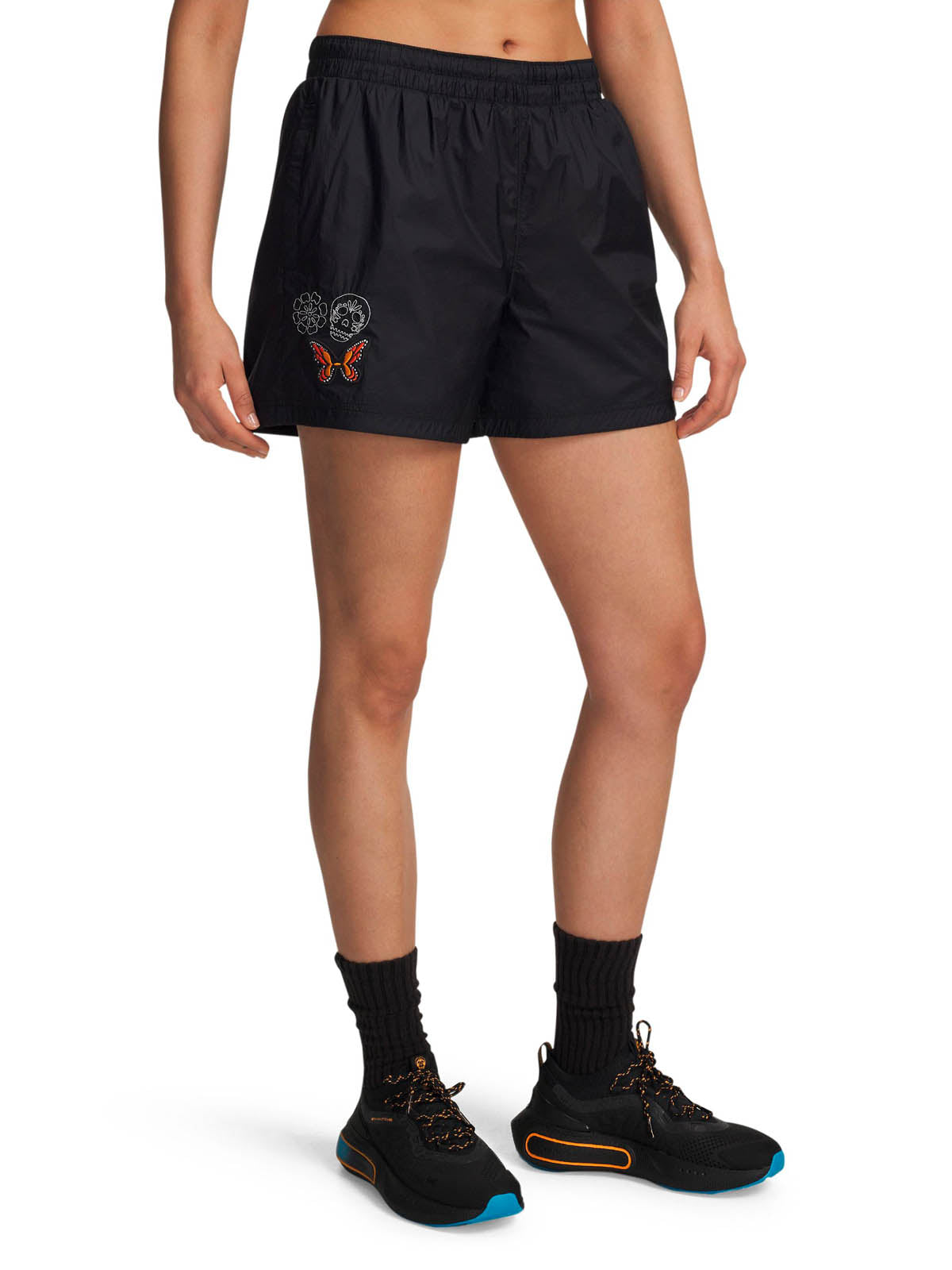 Short Lifestyle para mujer Rival Woven Day Of The Dead Negro Under Armour