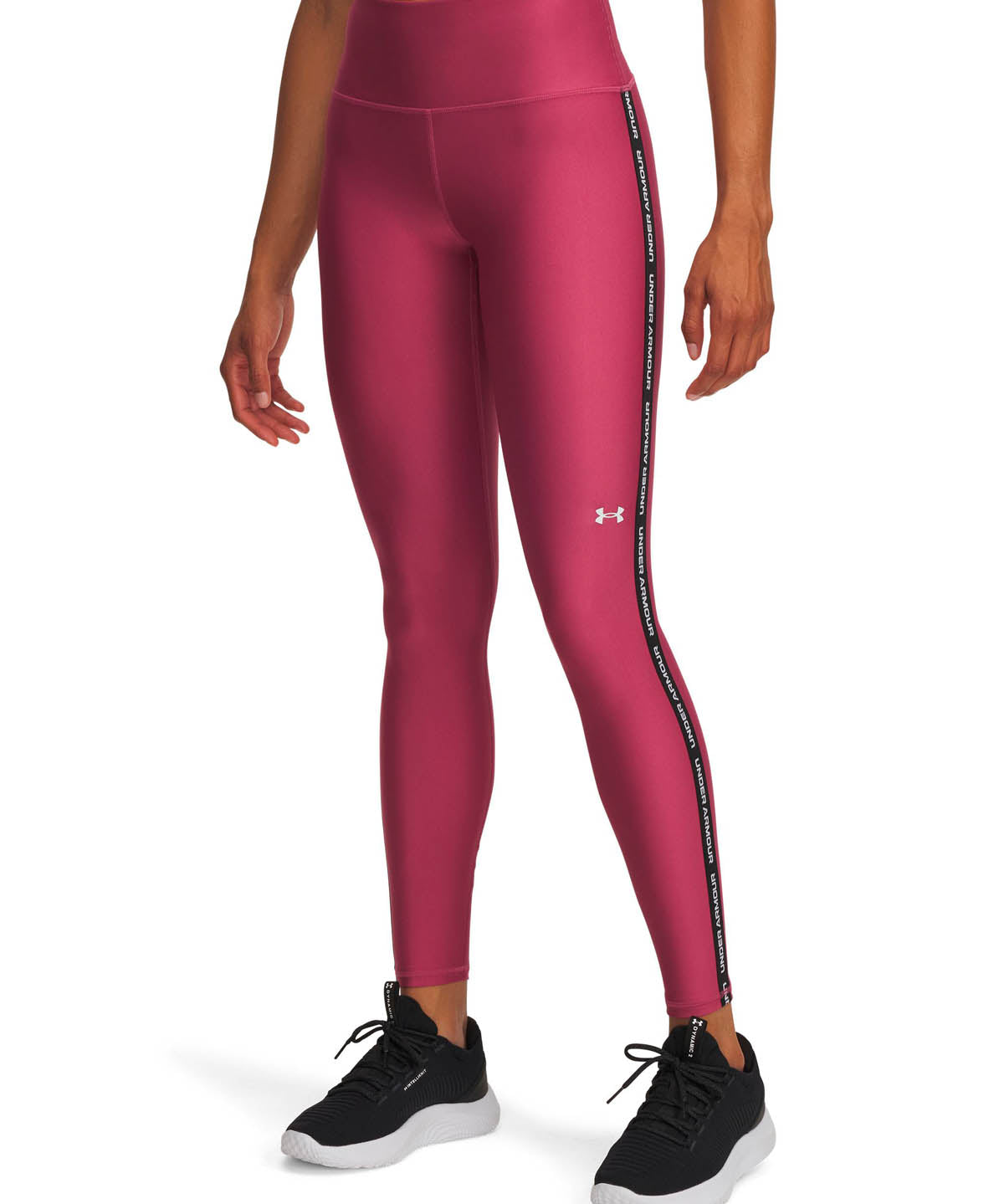 Calza de entrenamiento para mujer Tech Wordmark Tape rojo Under Armour