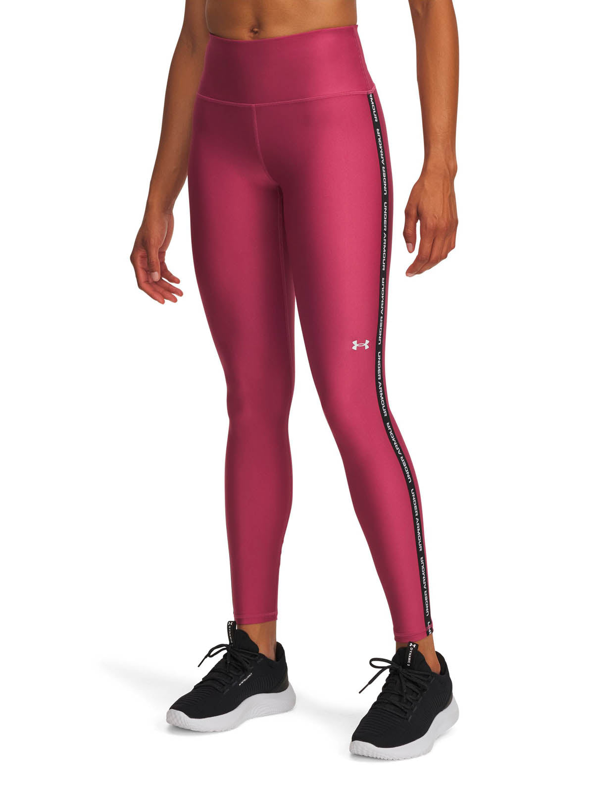 Calza de entrenamiento para mujer Tech Wordmark Tape rojo Under Armour