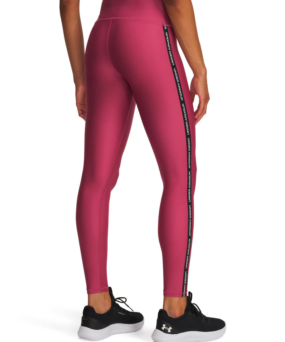 Calza de entrenamiento para mujer Tech Wordmark Tape rojo Under Armour