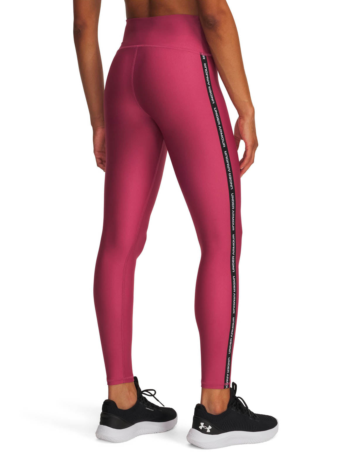 Calza de entrenamiento para mujer Tech Wordmark Tape rojo Under Armour