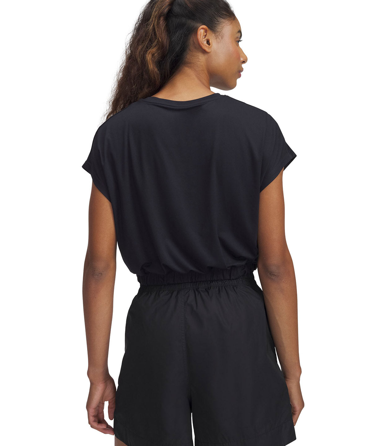 Polera manga corta motion bubble para mujer