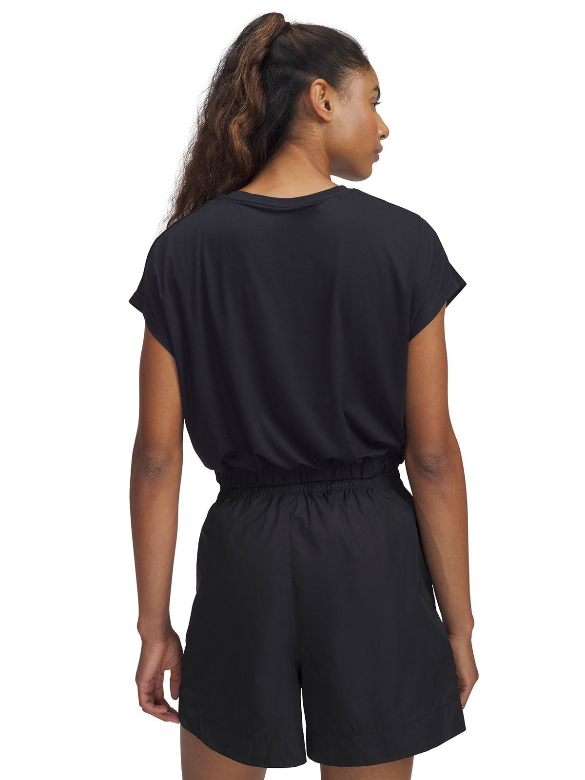 Polera manga corta motion bubble para mujer