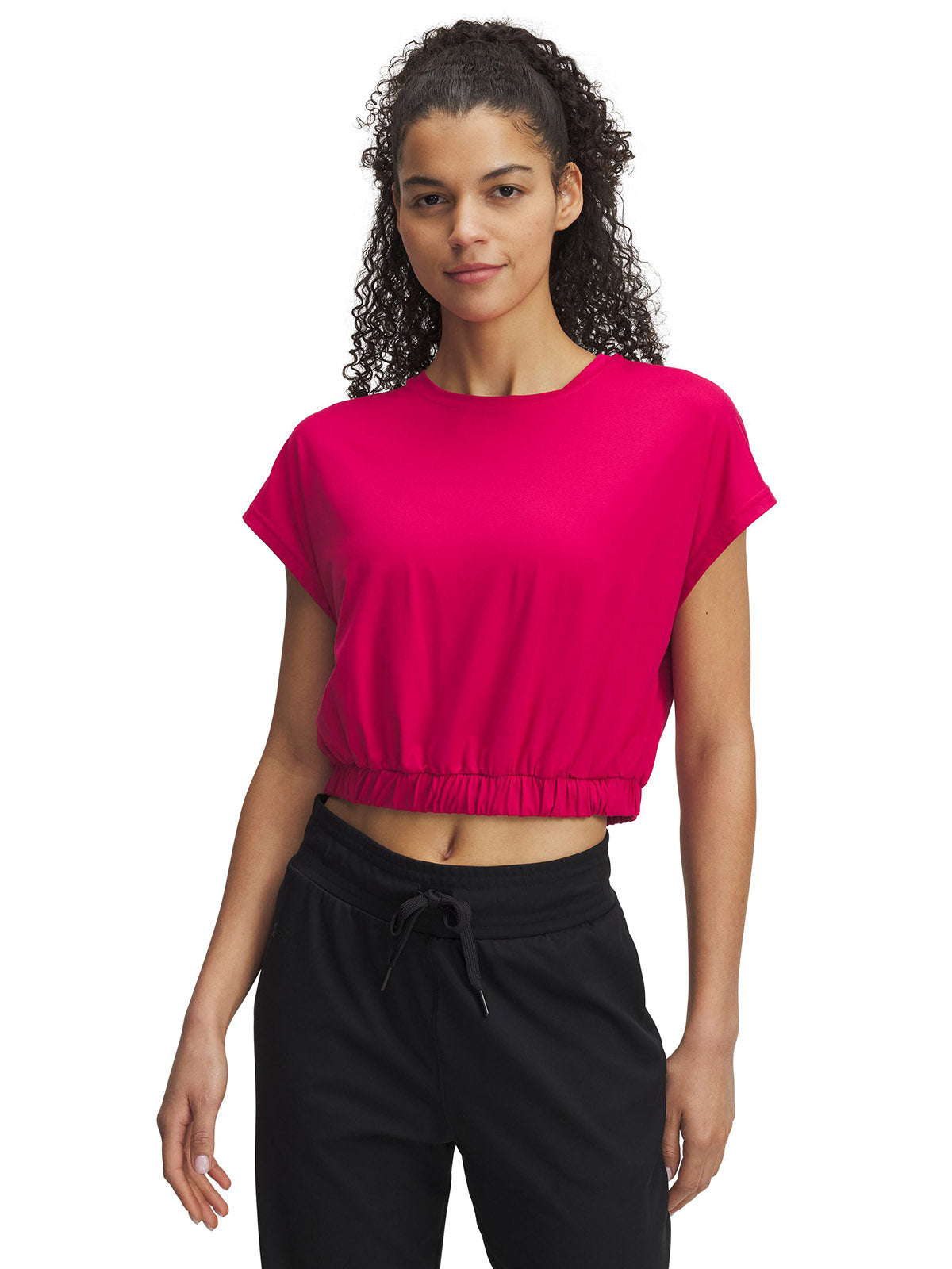 Polera manga corta motion bubble para mujer