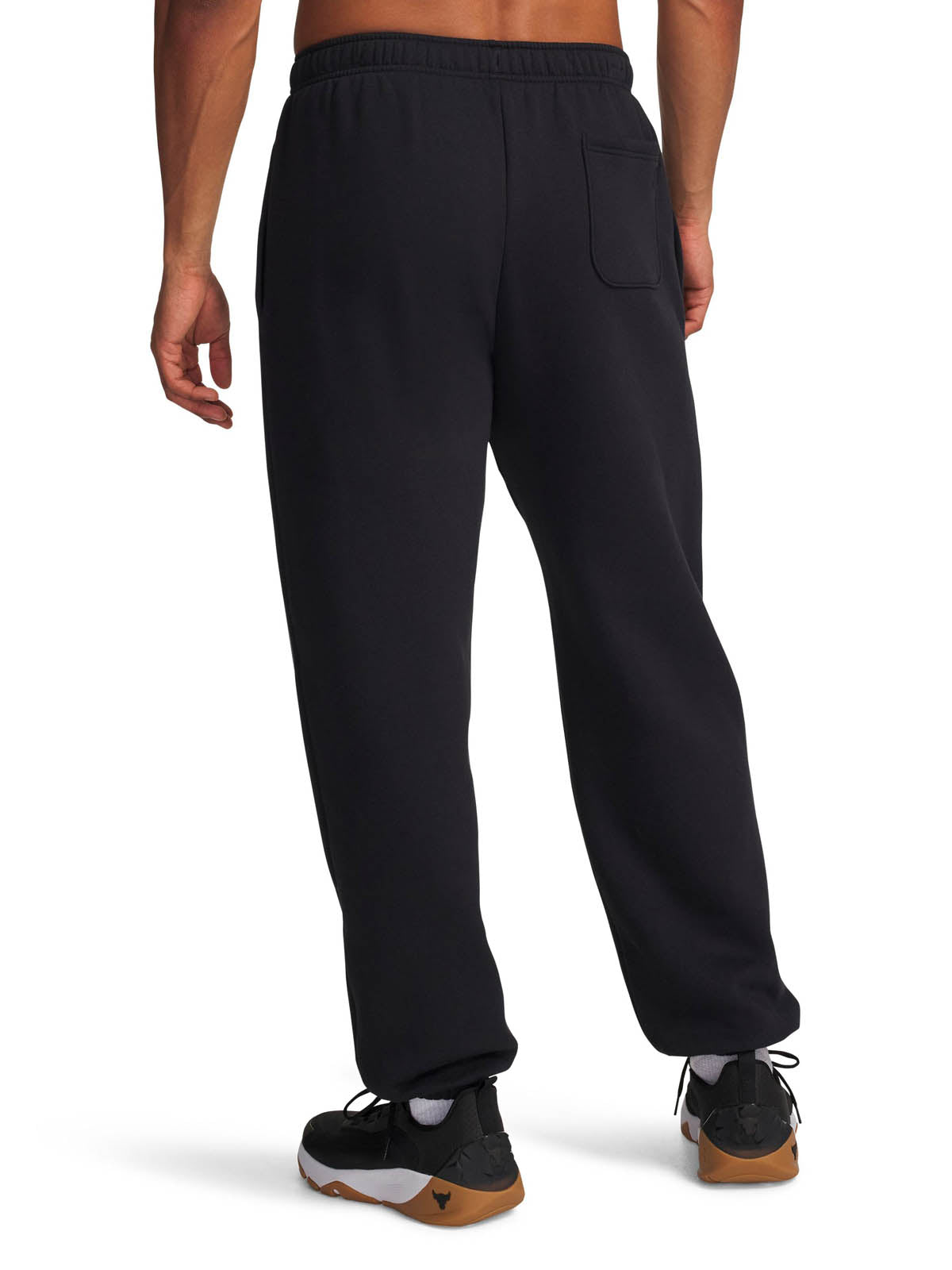 Buzo Lifestyle para hombre Project Rock Icon Fleece negro Under Armour