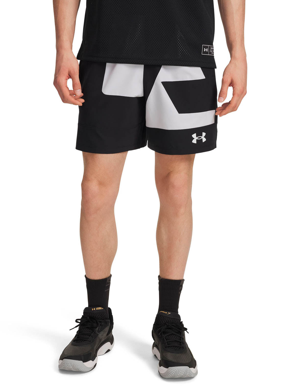 Short de Entrenamiento para Hombre Zone 7" Negro Under Armour