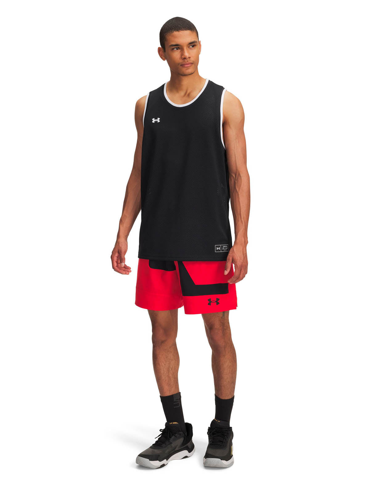 Short de Entrenamiento para Hombre Zone 7" Rojo Under Armour