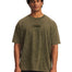 Polera manga corta heavyweight oversize Lifestyle para hombre Project Rock verde Under Armour