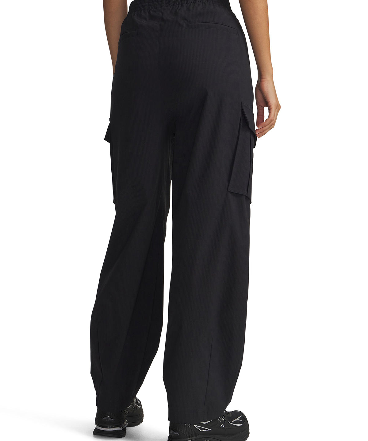 Pantalón Lifestyle para mujer Unstoppable Woven Ripstop Cargo negro Under Armour