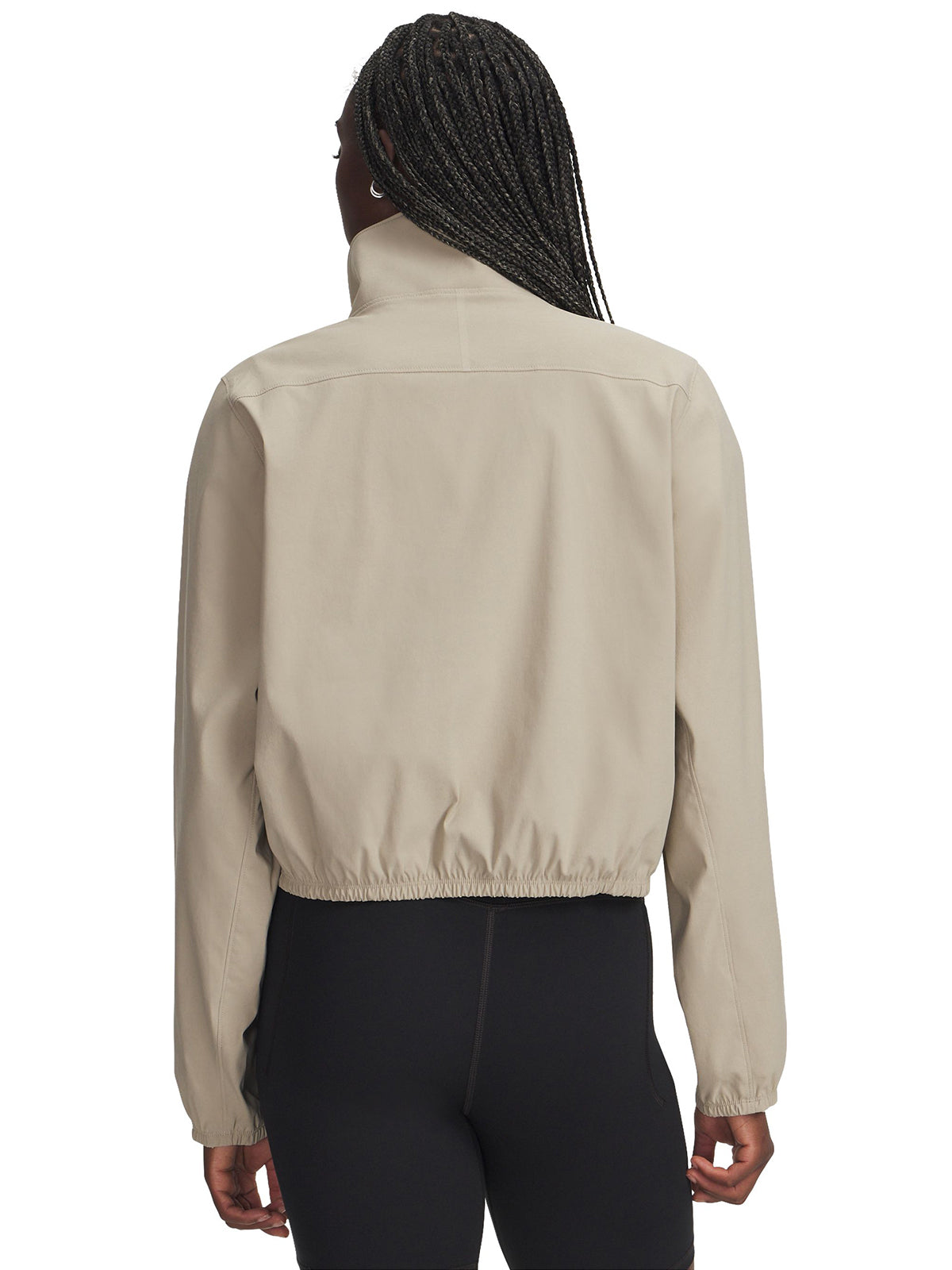 Polerón Lifestyle para mujer Unstoppable Woven café Under Armour