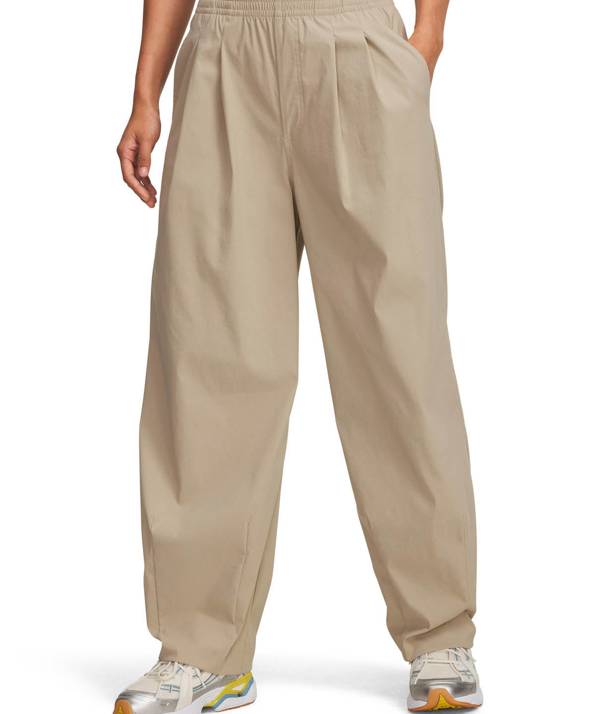 Pantalones Lifestyle para mujer Unstoppable Woven café Under Armour