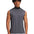 Primera capa superior sin mangas para hombre HeatGear Wordmark gris Under Armour
