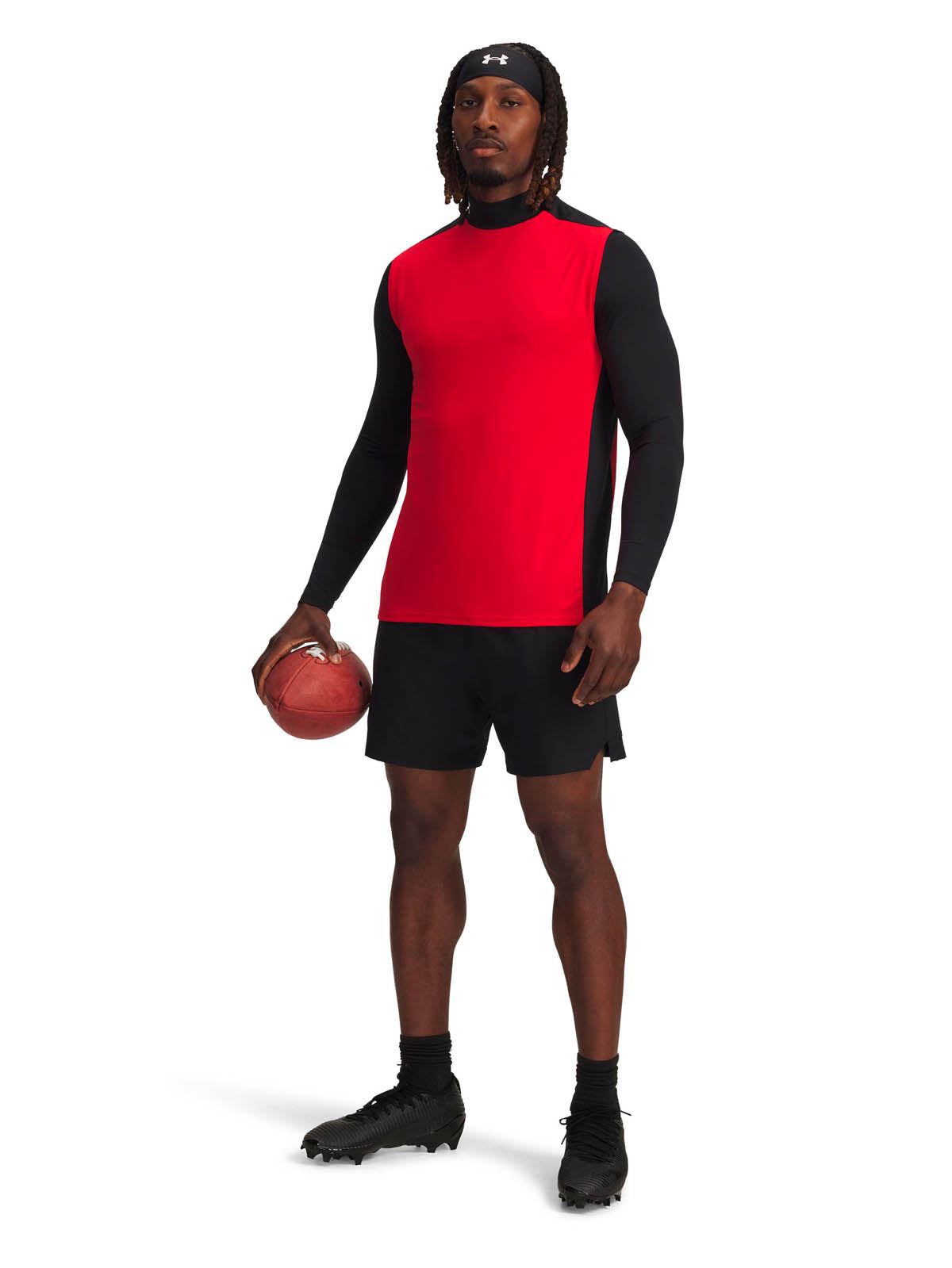 Primera capa superior sin mangas para hombre HeatGear Wordmark Rojo Under Armour