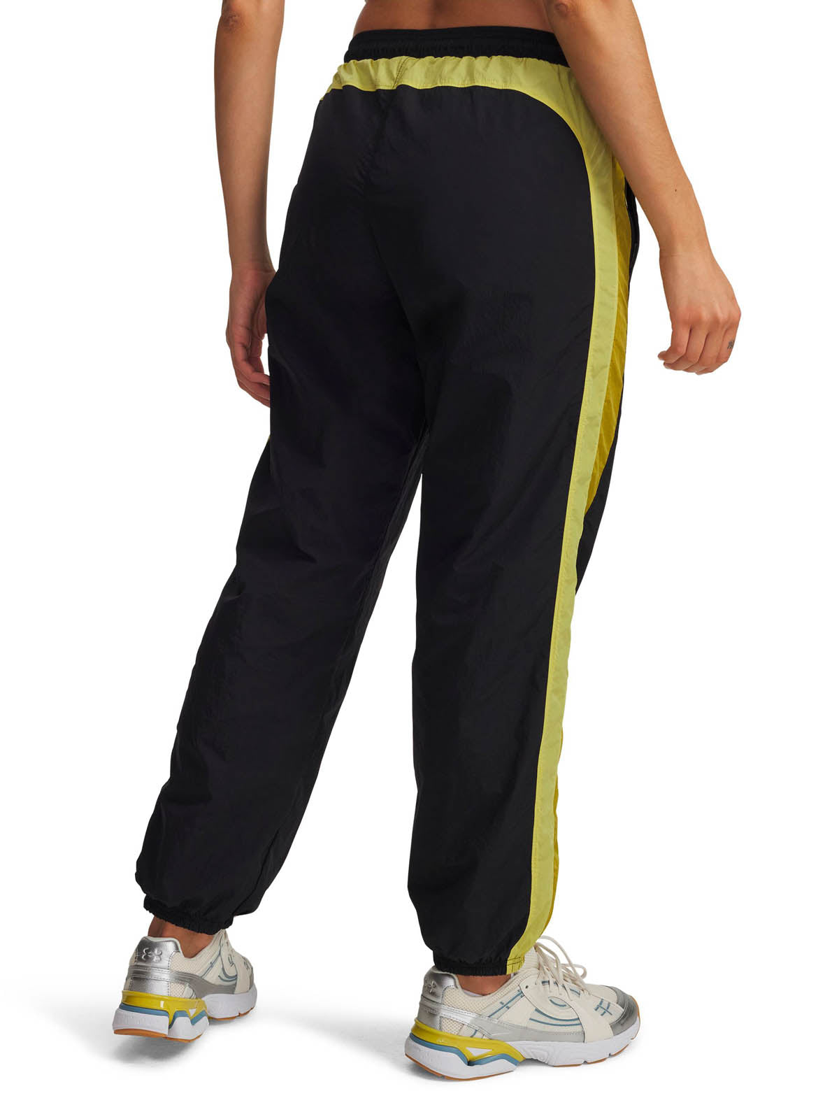 Pantalón Lifestyle para mujer Icon Crinkle negro Under Armour