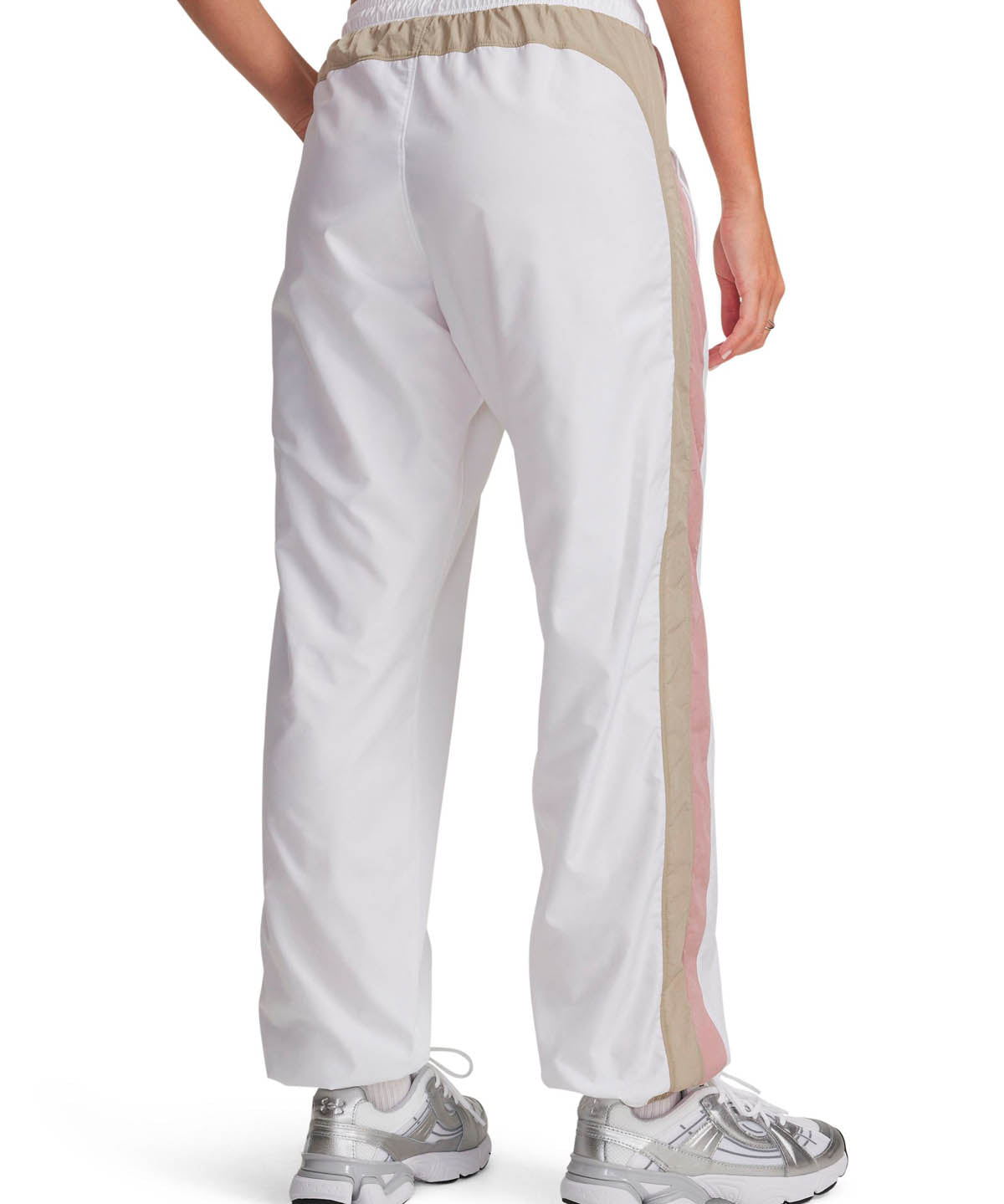 Pantalón Lifestyle para mujer Icon Crinkle blanco Under Armour